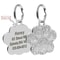 Stainless Steel Engraved Pet ID Tag Diamond Pendant For Cats And Dogs 4