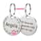Stainless Steel Engraved Pet ID Tag Diamond Pendant For Cats And Dogs 6