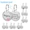 Stainless Steel Engraved Pet ID Tag Diamond Pendant For Cats And Dogs 14
