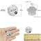 Stainless Steel Engraved Pet ID Tag Diamond Pendant For Cats And Dogs 15