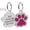 Stainless Steel Engraved Pet ID Tag Diamond Pendant For Cats And Dogs 5