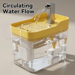 usb automatic cat water fountain with filter for small pets
