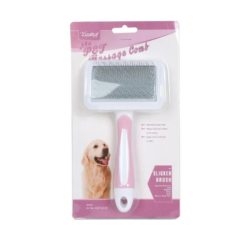 Pet Hair Shedding Comb Slicker Brush For Cats And Dogs 3