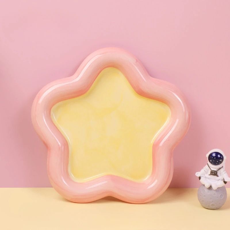 Cute Ceramic Cat Bowl Wide Anti Knock Food Dish 3