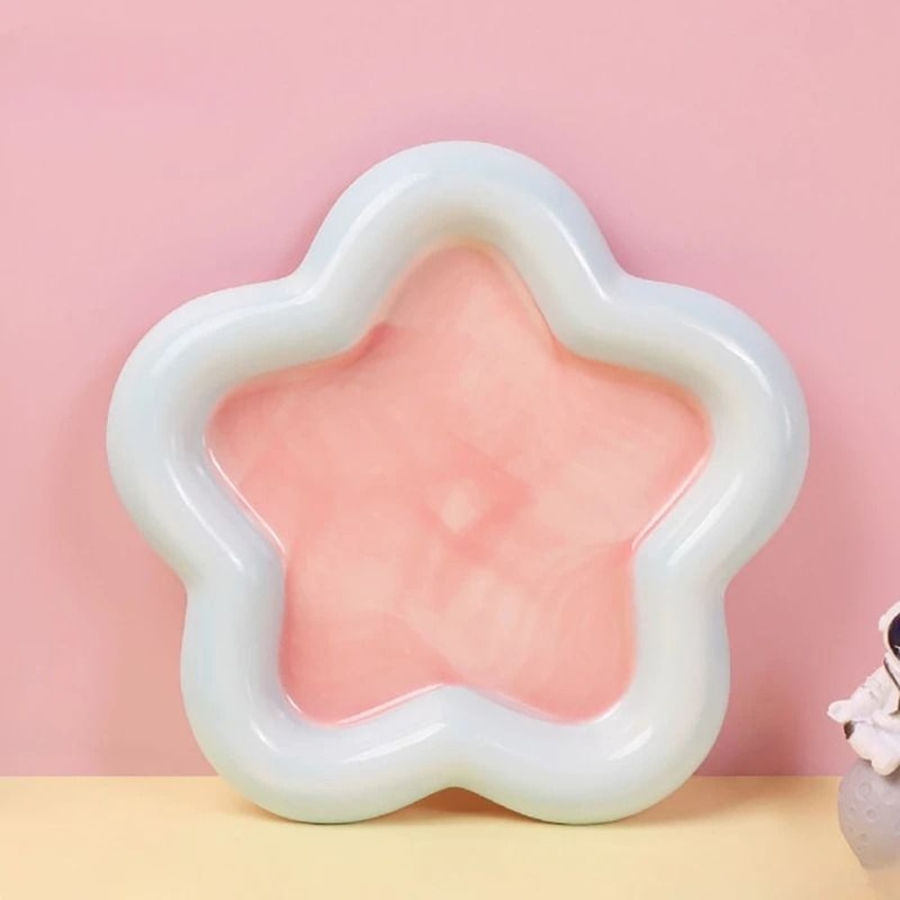 Cute Ceramic Cat Bowl Wide Anti Knock Food Dish 4
