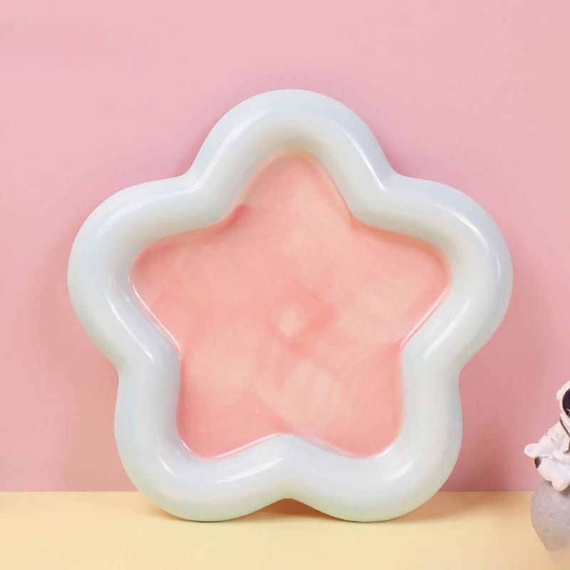 Cute Ceramic Cat Bowl Wide Anti Knock Food Dish 4