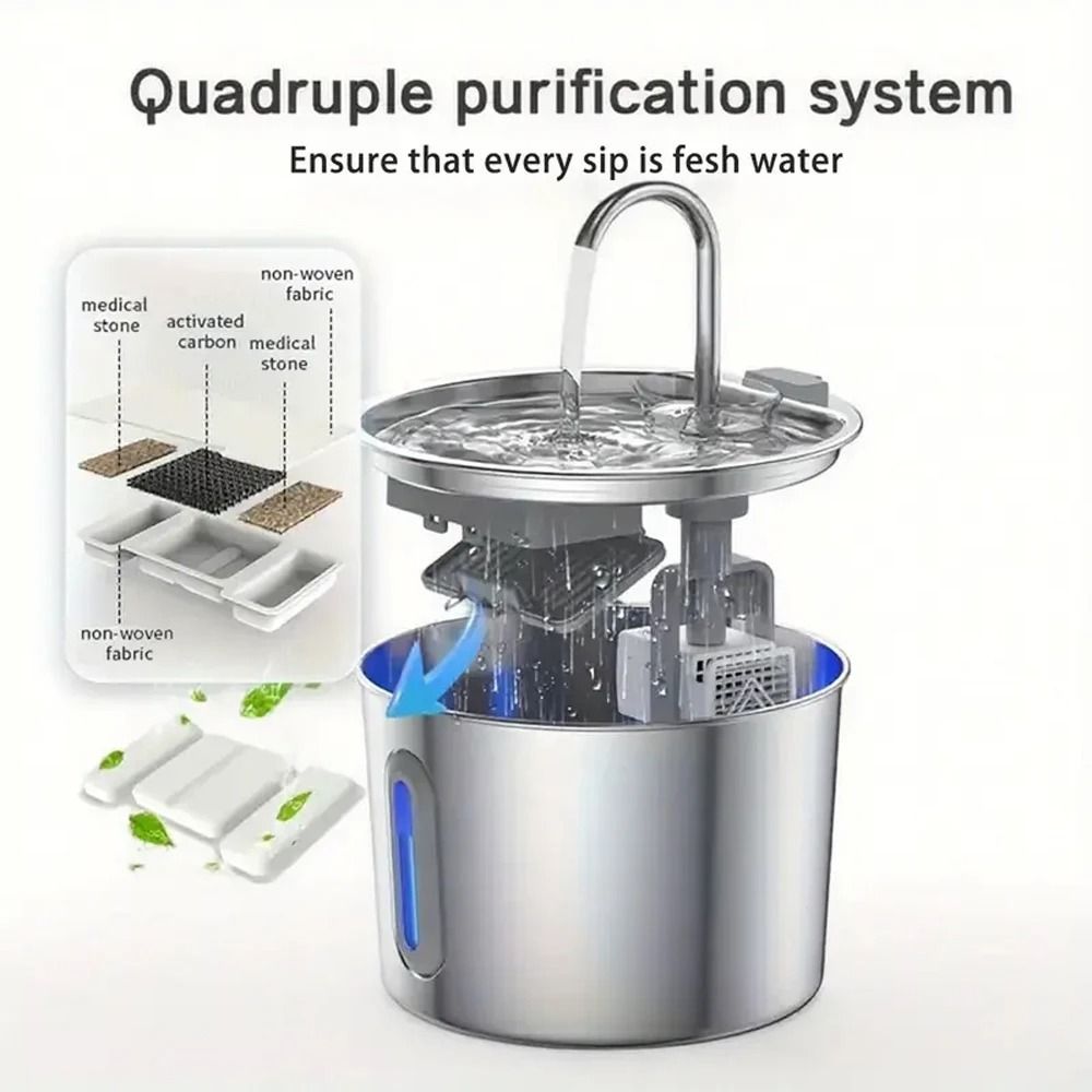 Cat Water Dispenser Filter Element Activated Carbon Replacement Filters 6