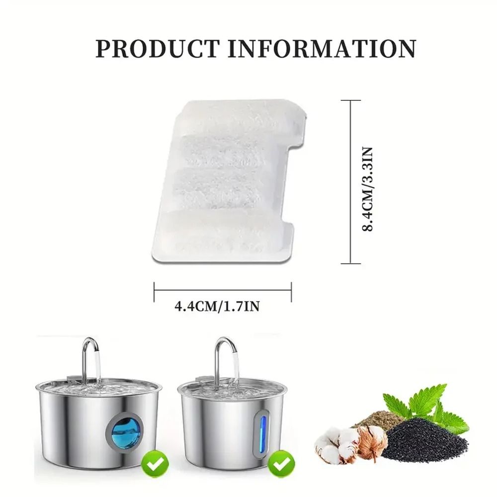Cat Water Dispenser Filter Element Activated Carbon Replacement Filters 3