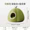 Yak Shaped Semi Enclosed Cat Bed For Winter Warmth And All Season Comfort 2