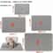 Heavy Duty Waterproof Cat Litter Mat Two Layer Non Slip Floor Protector 7