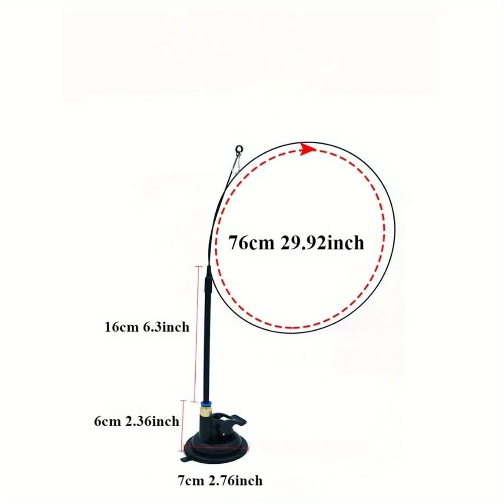 12 Pack Suction Cup Cat Wand Toy Set With Feather And Bird Teasers 6