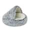 Soft Plush Round Cat Dog Bed With Cover For Warm Cozy Sleep 3