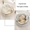 Soft Plush Round Cat Dog Bed With Cover For Warm Cozy Sleep 7
