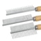 Stainless Steel Cat Comb With Wood Handle For Pet Hair Removal 5
