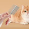 Stainless Steel Cat Comb With Wood Handle For Pet Hair Removal 6
