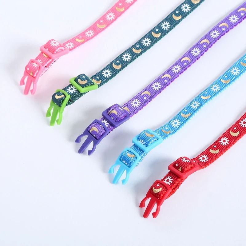 Personalized Cat Collar With Safety Buckle And Engraved Nameplate 13