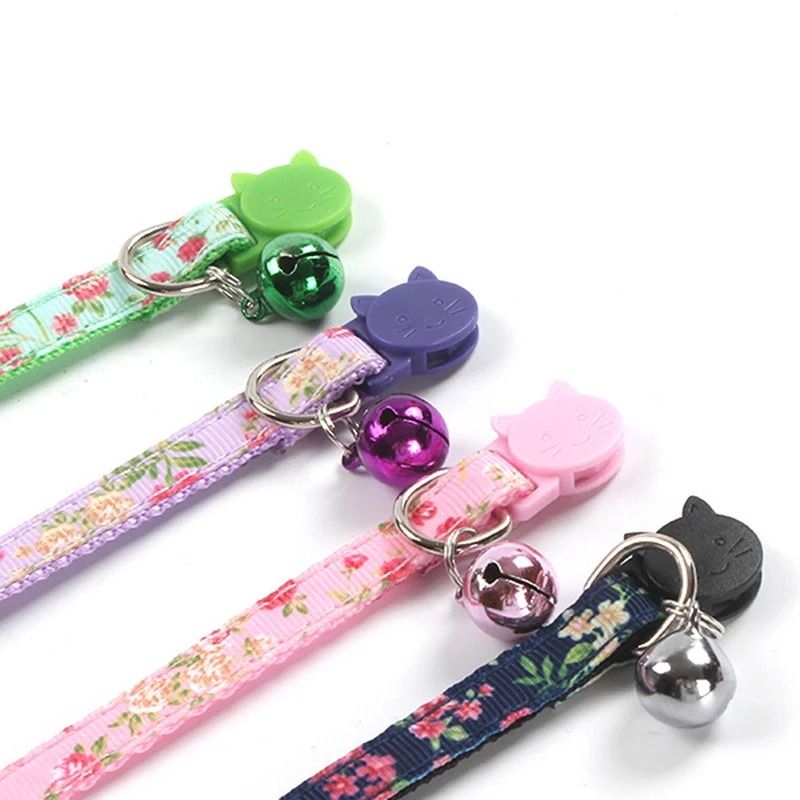 Personalized Cat Collar With Safety Buckle And Engraved Nameplate 14