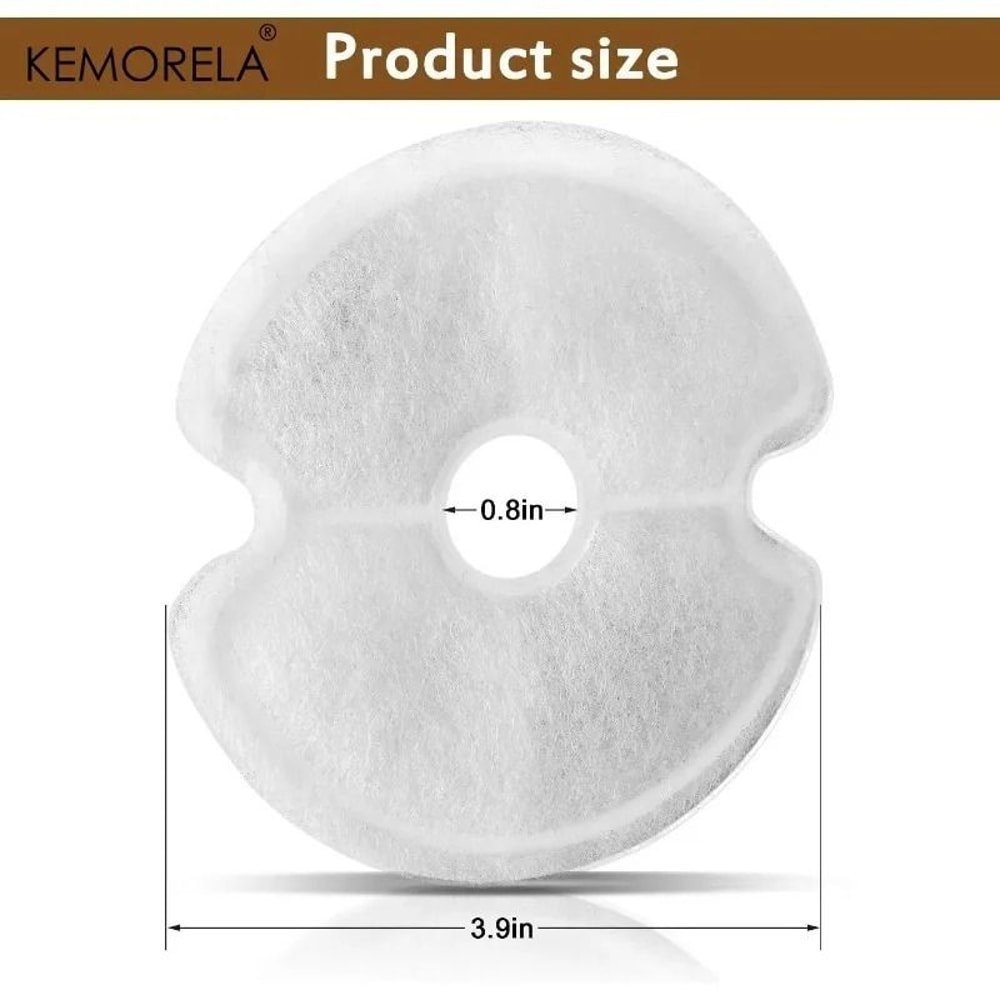 Activated Carbon Cat Water Fountain Replacement Filters 3