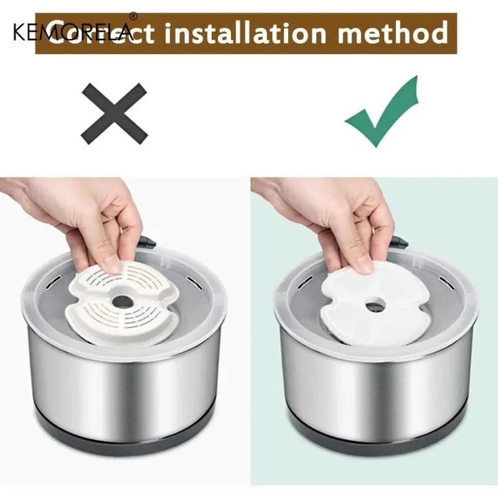 Activated Carbon Cat Water Fountain Replacement Filters 4