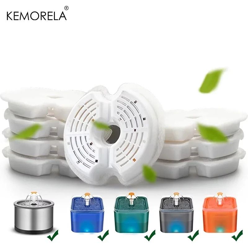 Activated Carbon Cat Water Fountain Replacement Filters 8