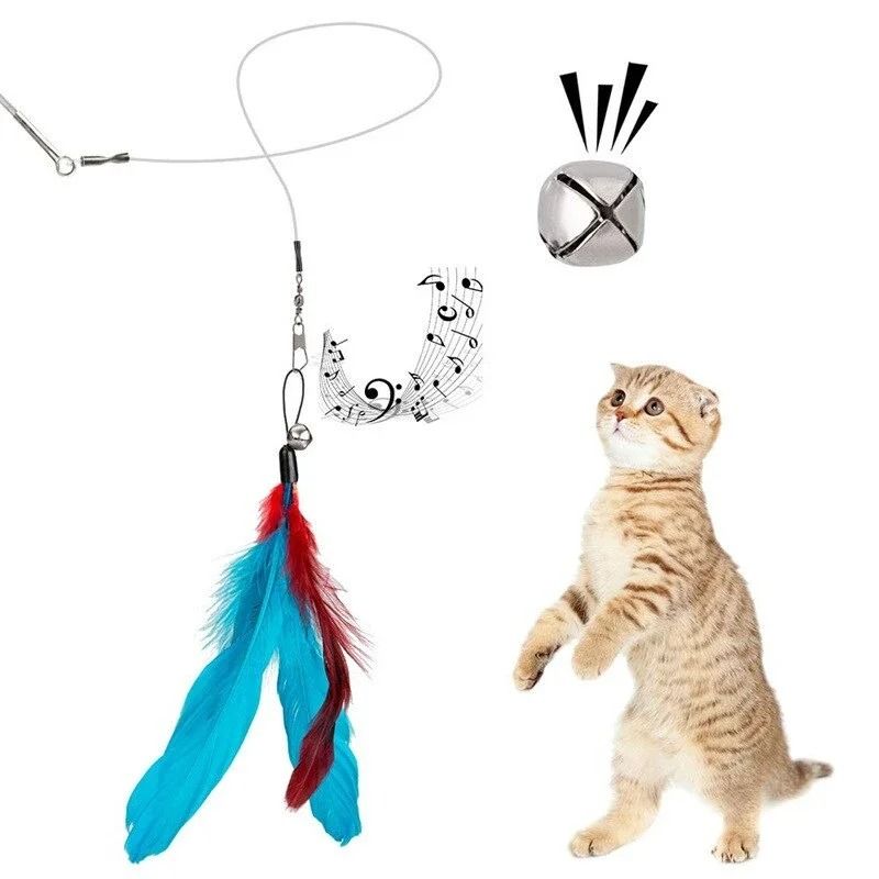 Cat Feather Wand Replacement Set For Interactive Play 3