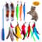 Cat Feather Wand Replacement Set For Interactive Play 6