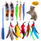 Cat Feather Wand Replacement Set For Interactive Play 7