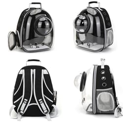 breathable space capsule cat backpack carrier