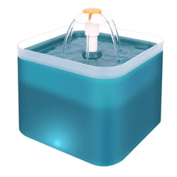 ultra silent 2l cat water fountain with led light and carbon filter