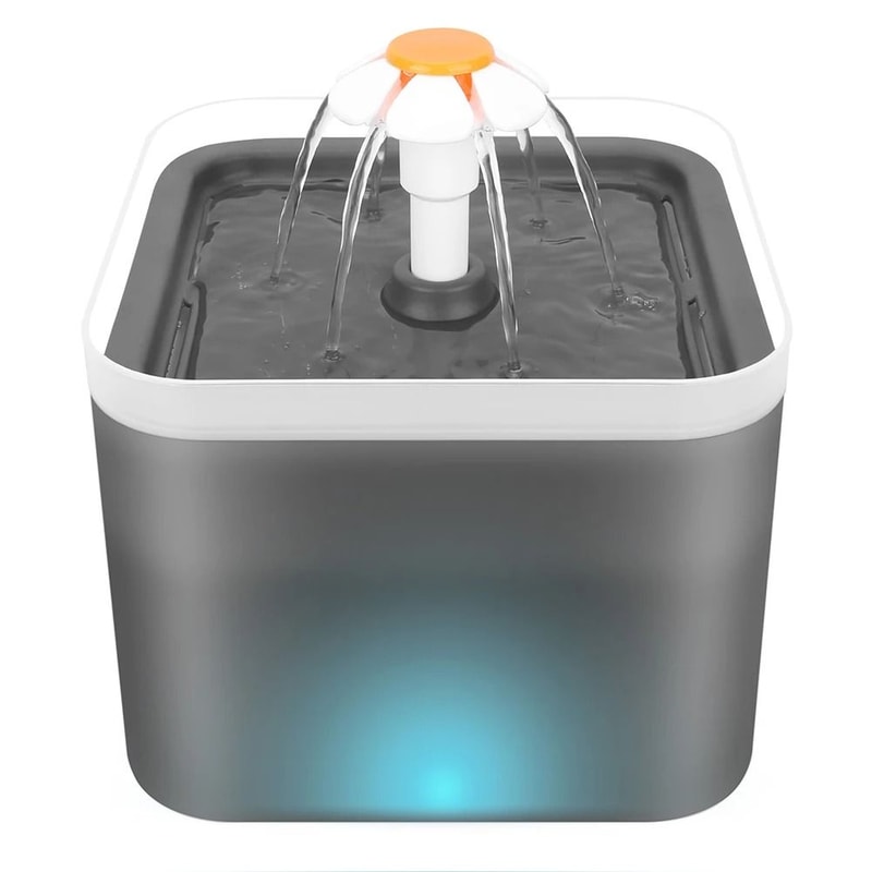 Ultra Silent 2L Cat Water Fountain With LED Light And Carbon Filter 5