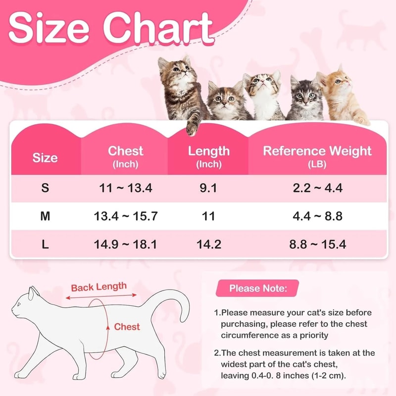 Cat Surgery Recovery Suit For Spay Neuter Care And Anti Licking Protection 4
