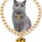 Luxury Gold Pet Necklace With Heart Diamond Pendant For Cats And Small Dogs 1
