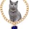 Luxury Gold Pet Necklace With Heart Diamond Pendant For Cats And Small Dogs 3