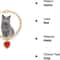 Luxury Gold Pet Necklace With Heart Diamond Pendant For Cats And Small Dogs 7