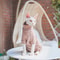 Striped Cotton Winter Cat Jumpsuit For Sphynx Devon Rex Kittens And Small Cats 3