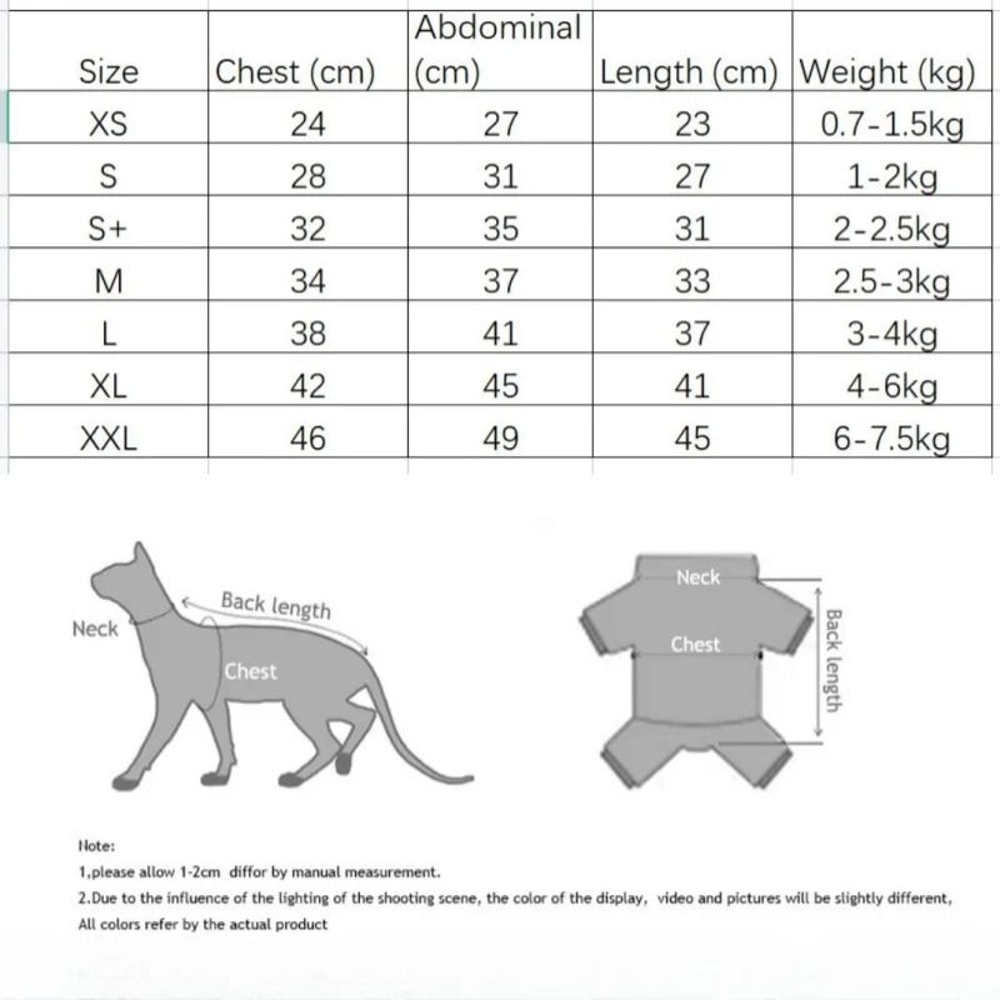 Striped Cotton Winter Cat Jumpsuit For Sphynx Devon Rex Kittens And Small Cats 5