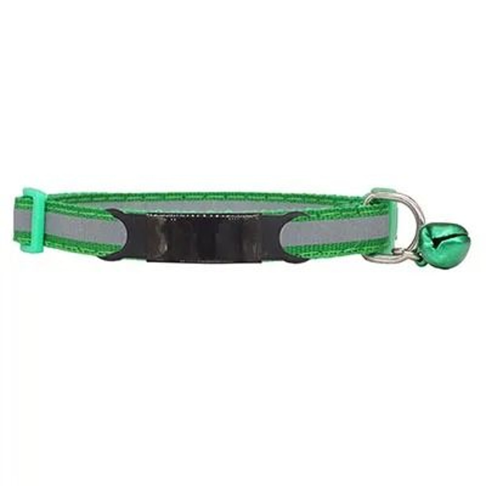Reflective Personalized Nylon Pet Collar With Engraved ID For Cats Puppies And Small Dogs 7