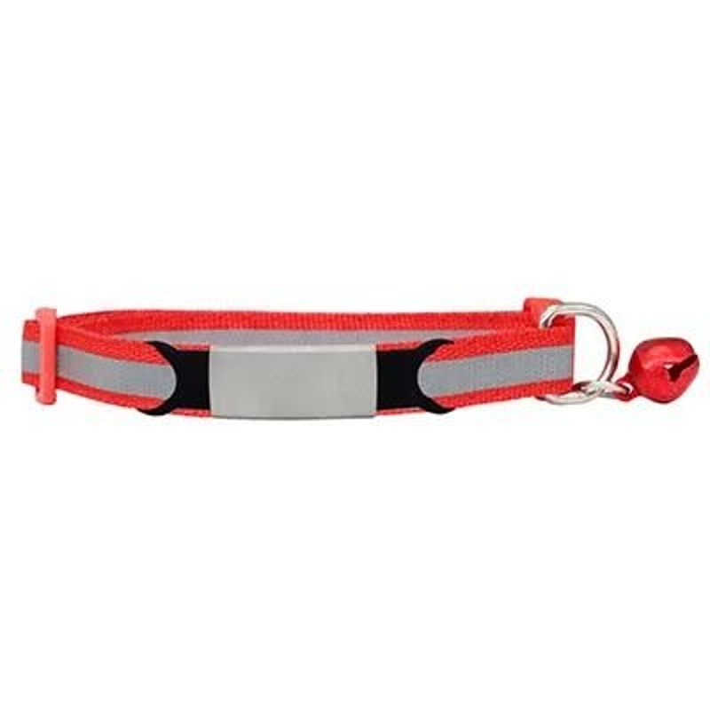 Reflective Personalized Nylon Pet Collar With Engraved ID For Cats Puppies And Small Dogs 5