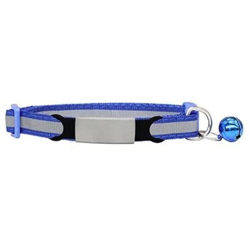 Reflective Personalized Nylon Pet Collar With Engraved ID For Cats Puppies And Small Dogs 1