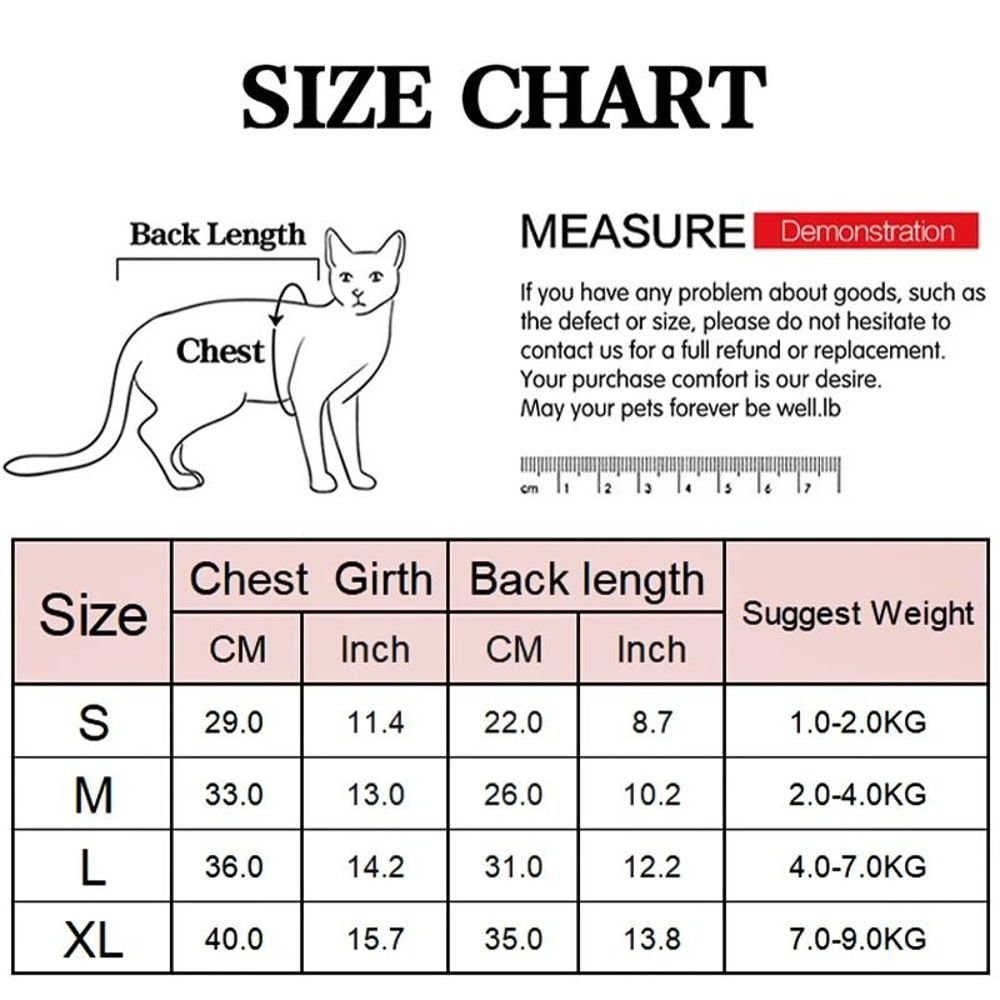 Cat Weaning Recovery Suit For Sterilization Care And Anti Licking Protection 4