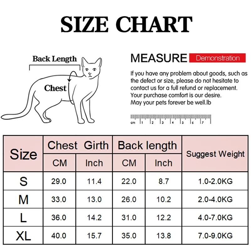 Cat Weaning Recovery Suit For Sterilization Care And Anti Licking Protection 4