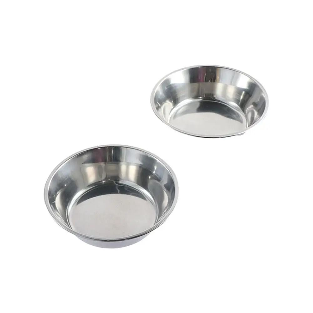 Large Capacity Stainless Steel Pet Bowl For Dogs Cats Food And Water Feeding 10
