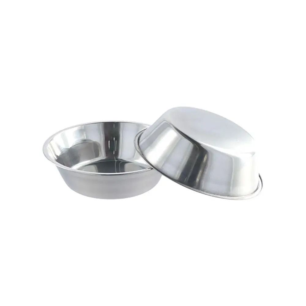 Large Capacity Stainless Steel Pet Bowl For Dogs Cats Food And Water Feeding 7