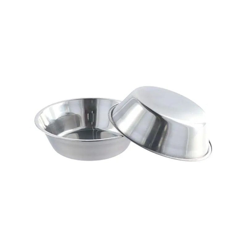 Large Capacity Stainless Steel Pet Bowl For Dogs Cats Food And Water Feeding 7