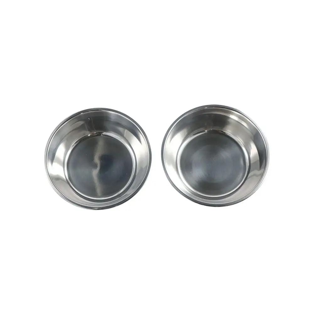 Large Capacity Stainless Steel Pet Bowl For Dogs Cats Food And Water Feeding 9