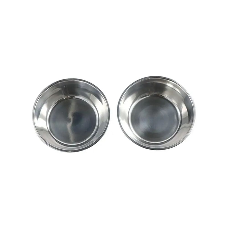 Large Capacity Stainless Steel Pet Bowl For Dogs Cats Food And Water Feeding 9