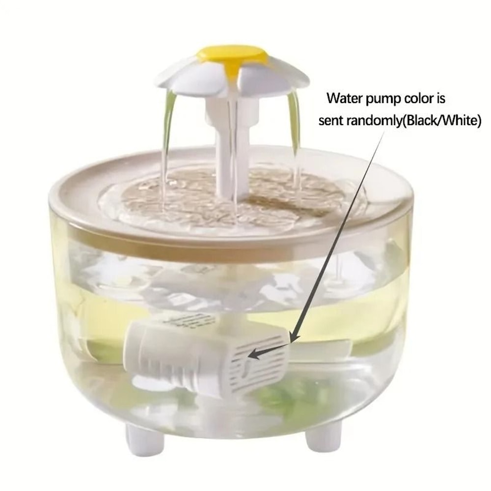 USB Quiet 1L Cat Water Fountain With Filter For Automatic Pet Drinking 4
