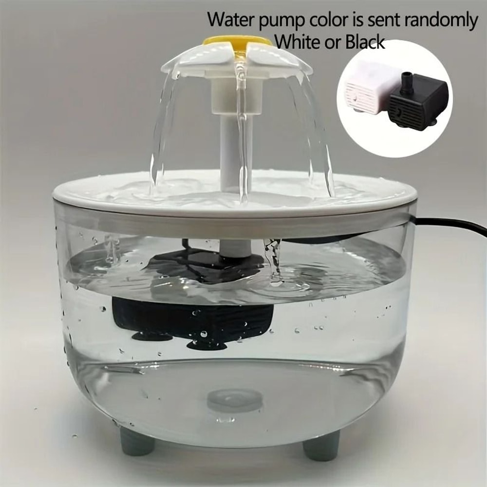 USB Quiet 1L Cat Water Fountain With Filter For Automatic Pet Drinking 3