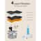 Wireless 3L Stainless Steel Cat Water Fountain With Battery And Smart Faucet Flow 5