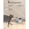 Wireless 3L Stainless Steel Cat Water Fountain With Battery And Smart Faucet Flow 6